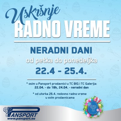 Radno vreme kompanije Pansport