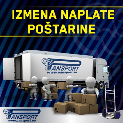 Izmena naplate poštarine